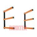 WR004E 3-Level Wall-Mounted Lumber Storage Rack for Indoor and Outdoor Use1