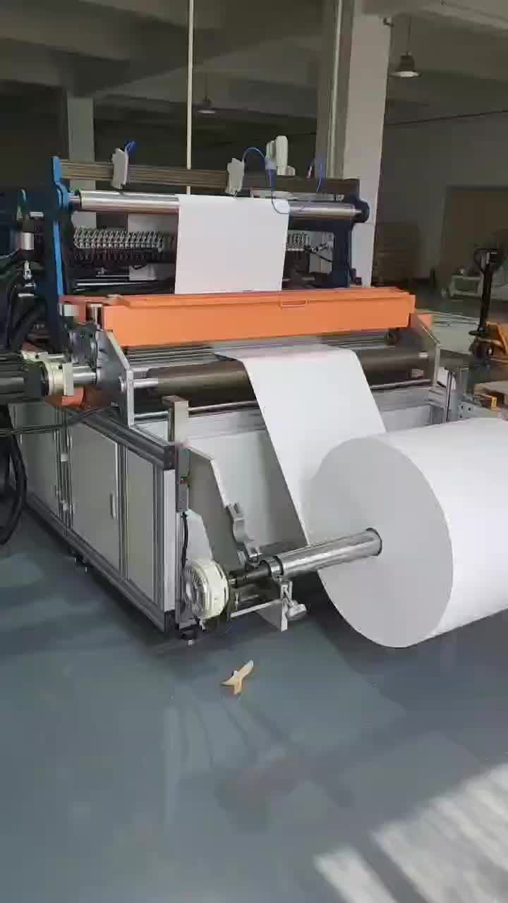 HEPA Automatique PP Intermittent Automatic Servo Knife Full-Auto Rotary Paper Pliage Production Ligne