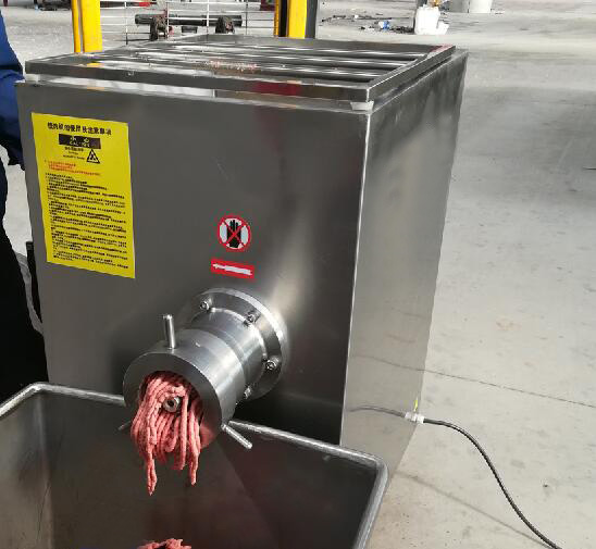 Frozen meat grinder