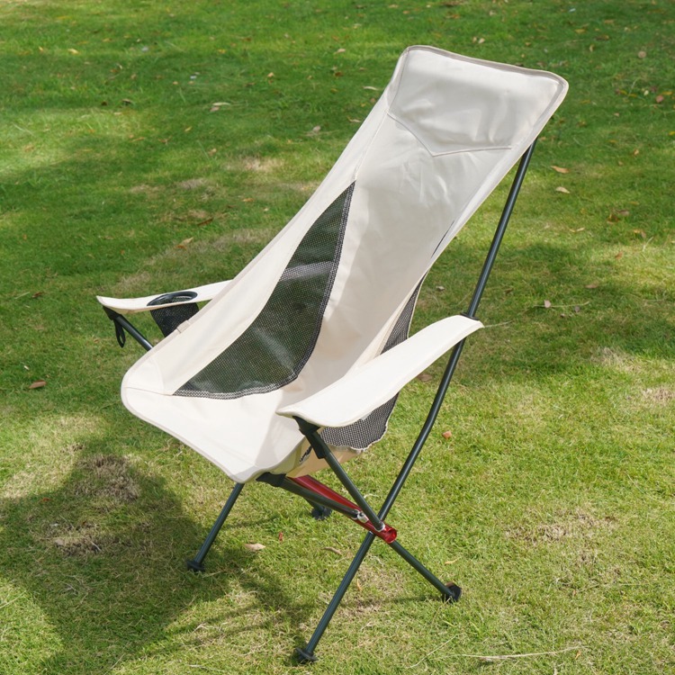 Round Outdoor Adult Ultralight Foldable Camping Carry Portable Fabric Replacement moon chair camping