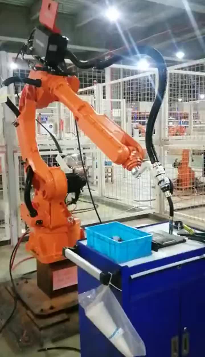 QJR6-3 welding robot testing video