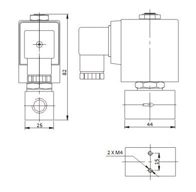 1/4'' 3/8'' Miniature High Pressure Stainless Steel Solenoid Valve 300 Bar 0