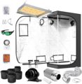 Hydroponic volledige set complete kits Hoog efficiënte tuin indoor green house groei tent1