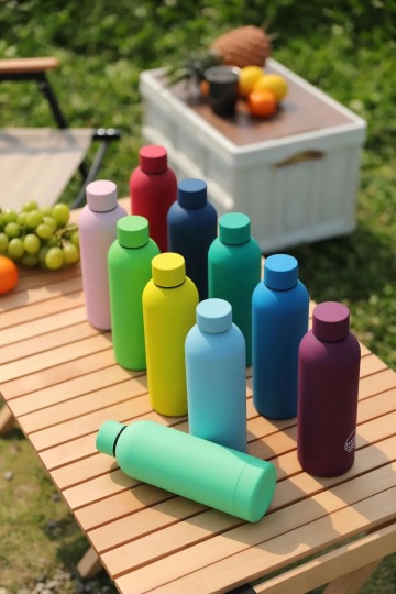 Stainless Steel Water Bottle Display