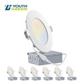 6 Dimmable LED Pot Lights 4 Inch CCT Recessed Panel Ceiling Light Approved by cETLus for USA/CANADA1