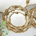 Gold Rim Small Yogurt Bowl - Lightweight Luxury Ceramic Tableware1