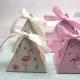 Caja de regalo de envasado de labios de etiqueta privada en forma de triángulo