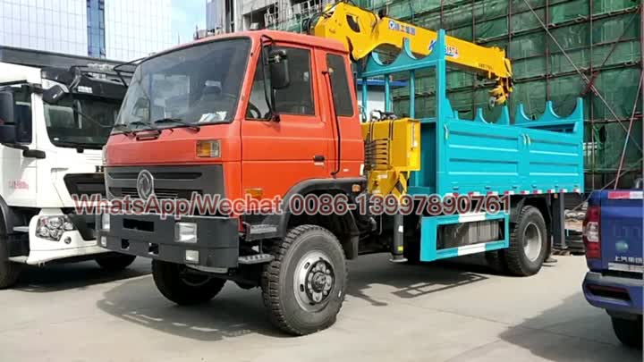 Dongfeng truck with crane