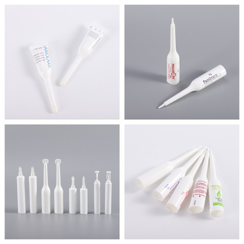 Long nozzle ointment use plastic tube