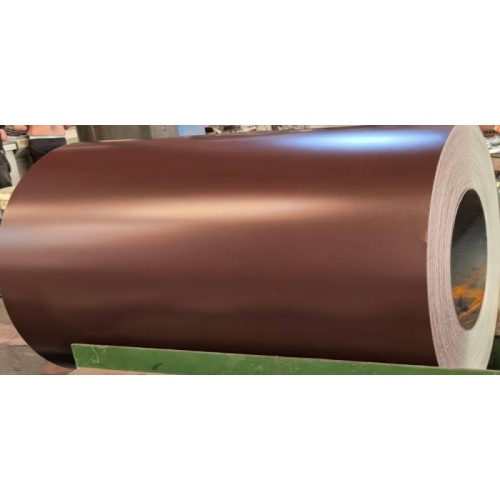 Proceso de producción de láminas de acero recubiertas de Al-Zn resistentes a la oxidación de color marrón