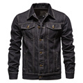2024 Autumn Winter European Style Denim Jacket Men's Cotton Casual Slim Fit1