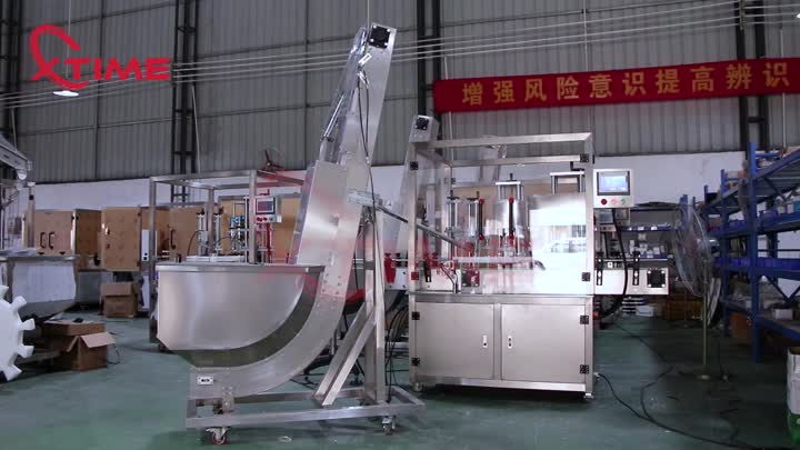 Double head capping machine