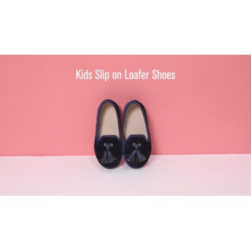 Børn glider på sko