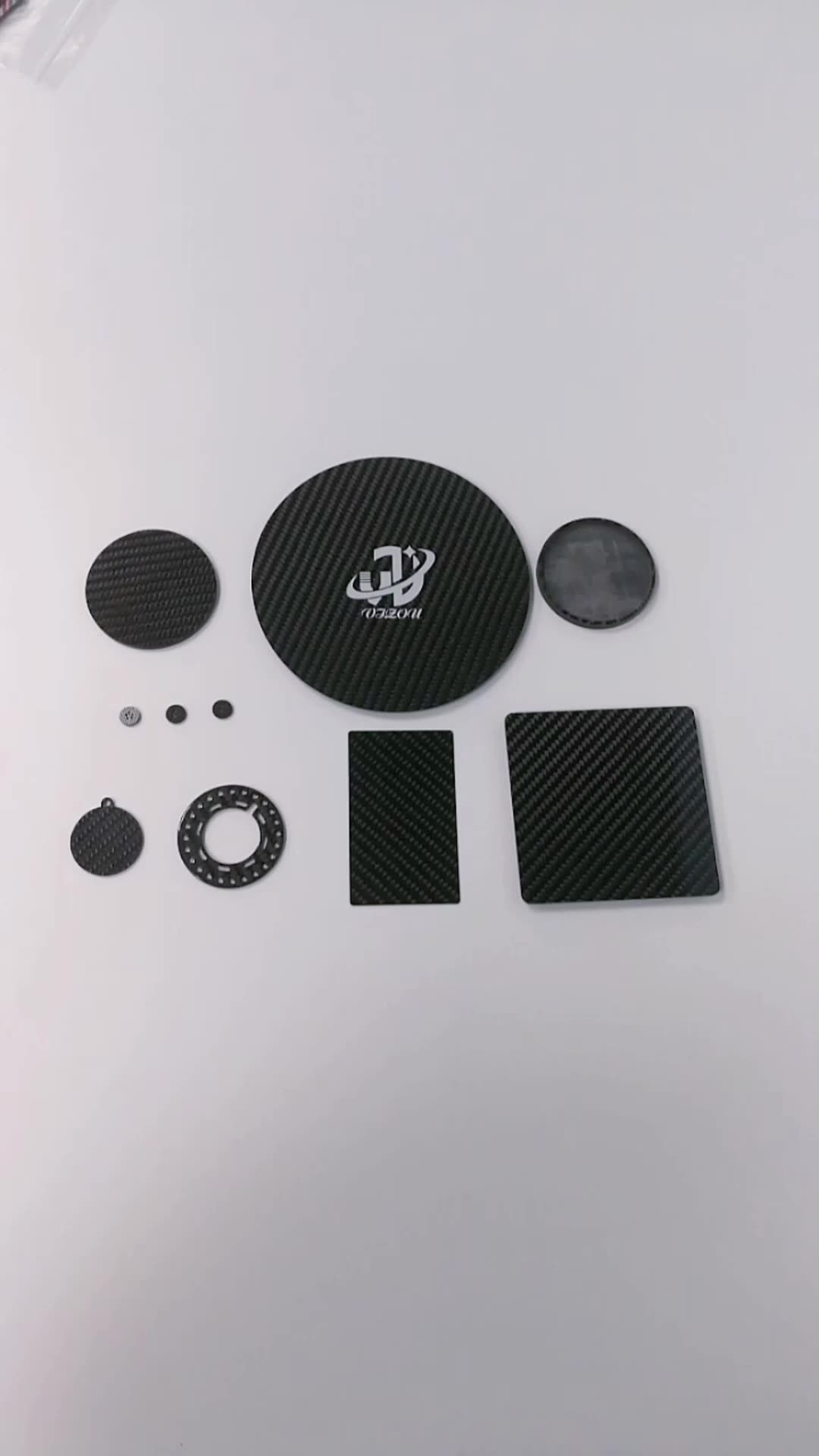 Botões de camiseta de alta qualidade Botão de material de fibra de carbono1