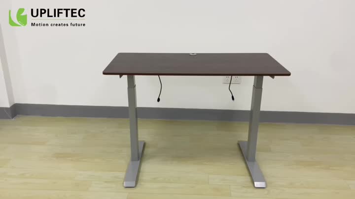 UP1B-02 Grey Height Adjustable Standing Desk