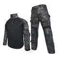 เครื่องแบบ Multicam Black G2 Combat Style Style Outdoor เดินป่าลายพรางชุดสูททางยุทธวิธี 1