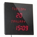 Modern Perpetual Date Time Display LED Big Screen Calendar Clocks for Elderly - CP0381
