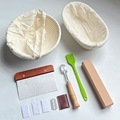 In Stock 9-10 Inch Handmade Rattan Dough Proofing Baskets with Linen Liner1