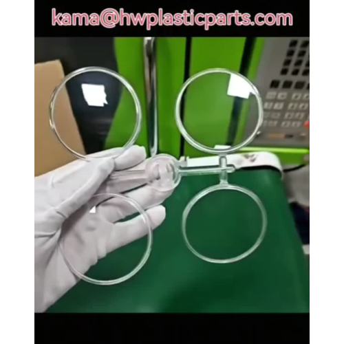 Transparent injection plate plastic parts