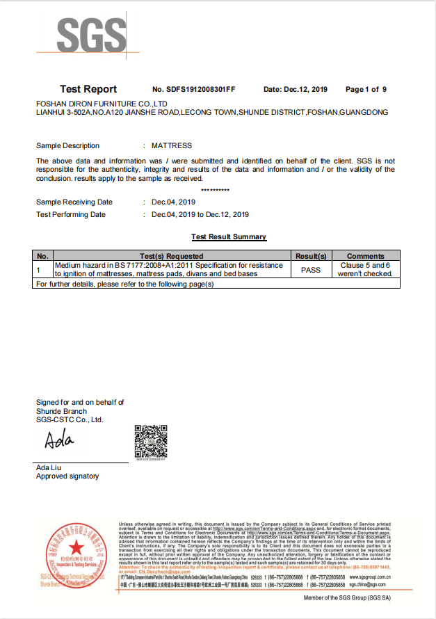 BS7177 TEST REPORT