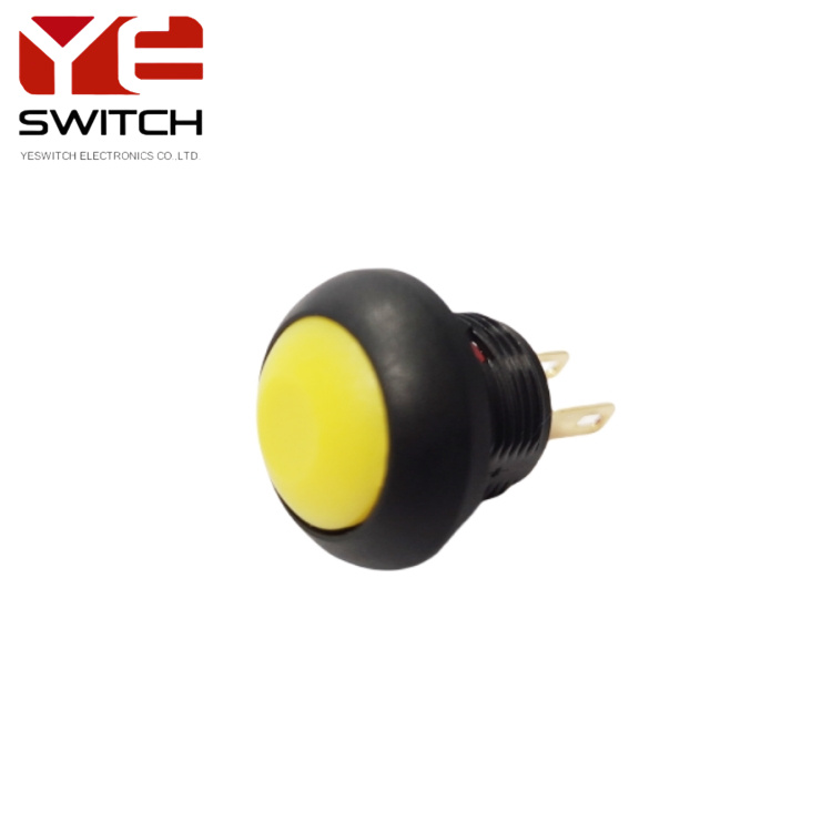 Yeswitch 12 mm IP67 Interrupteur de bouton-poussoir automobile W