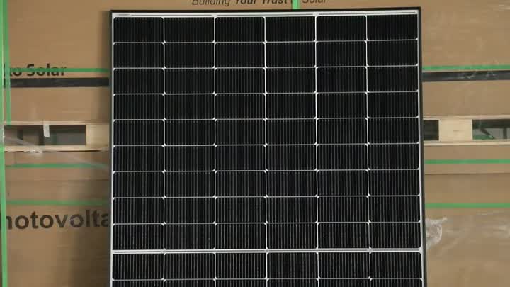 Precio del panel solar todo negro