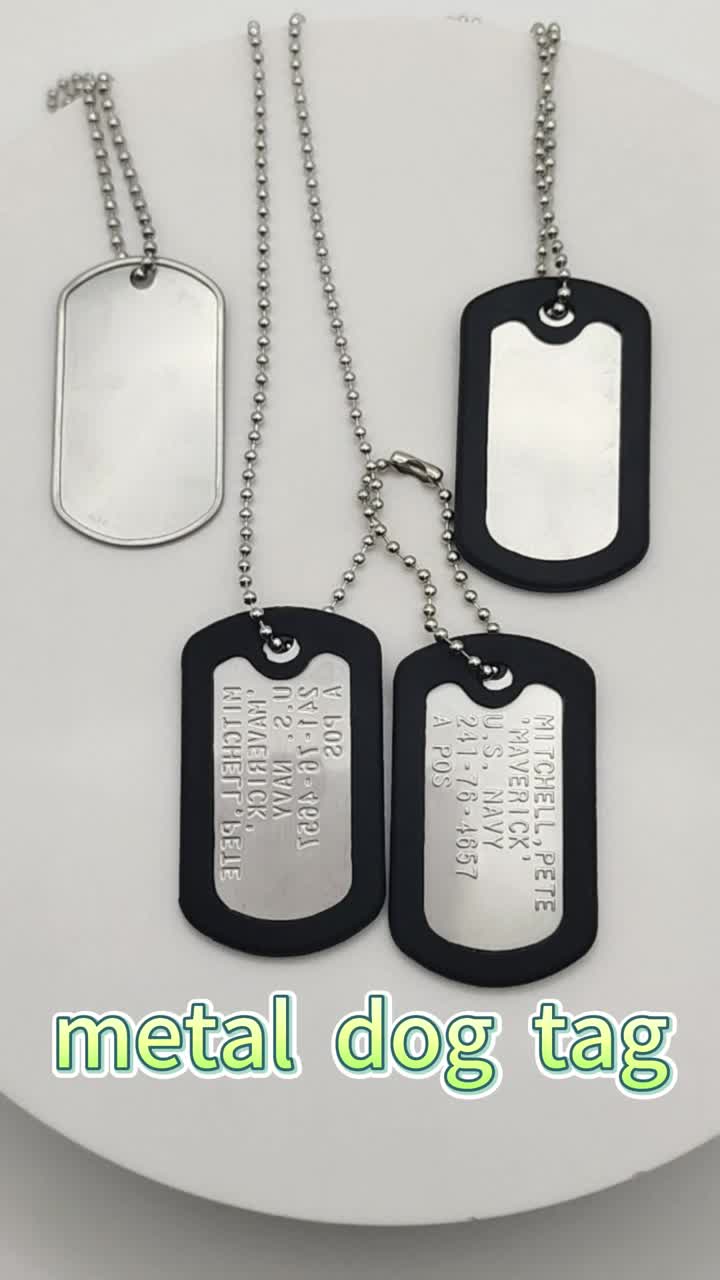 stainless steel dog tags