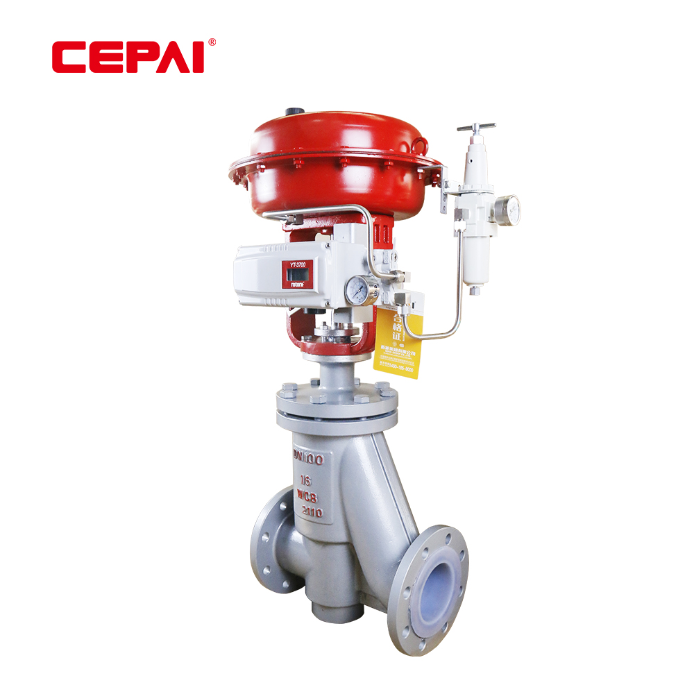 Pneumatic Fluorine Lined Control Valve