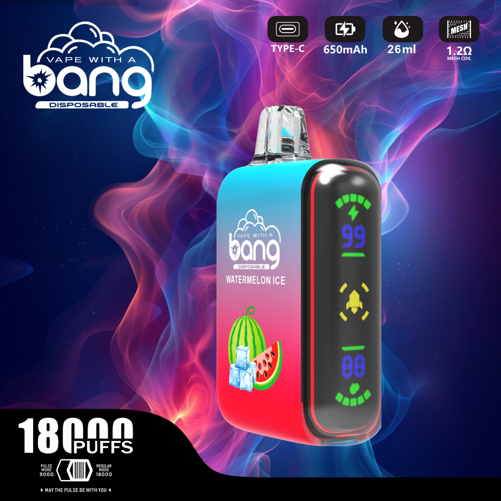 18000 Puffs Bang Eliquid Disposable Vapes