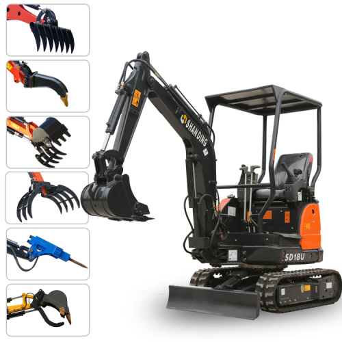 Micro Digger 800kg Mini Excavator with 0.02cbm Bucket