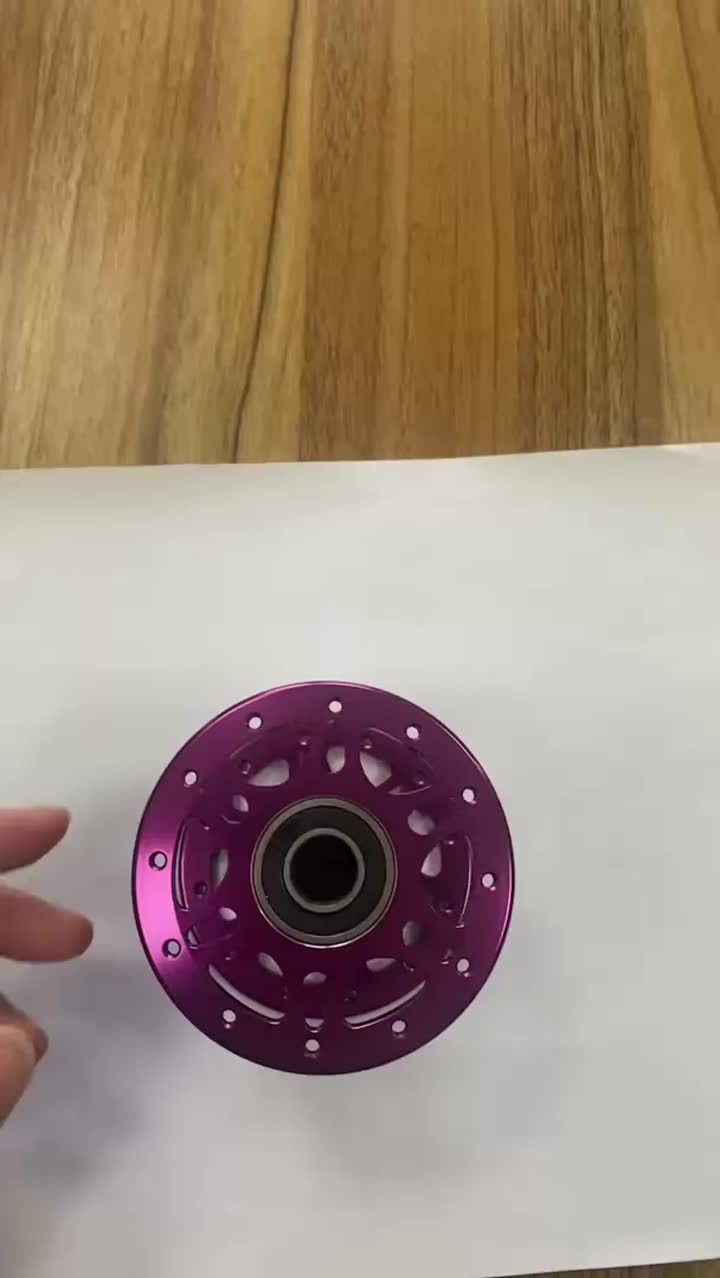 Hub de liga de alumínio para cadeira de rodas de baixo ruído