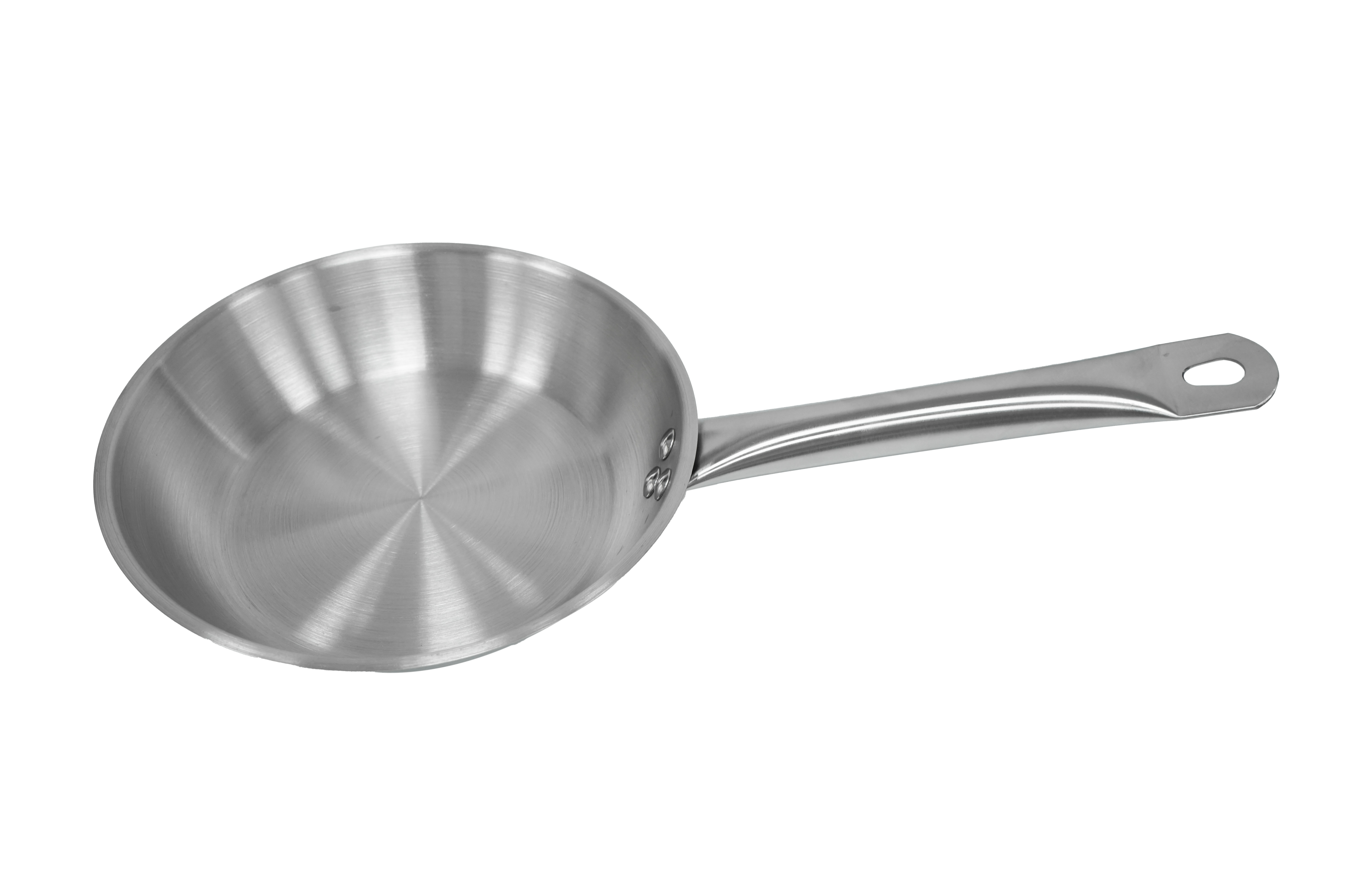 Compound bottom frying pan