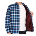 Wholesale Plaid Shirt Buffalo Man Plush Wool Long Sleeve Plaid Flannel Shirt for Men1