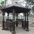 Customized Iron Gazebo with Surface Painting - Metal Outdoor Pavilion1
