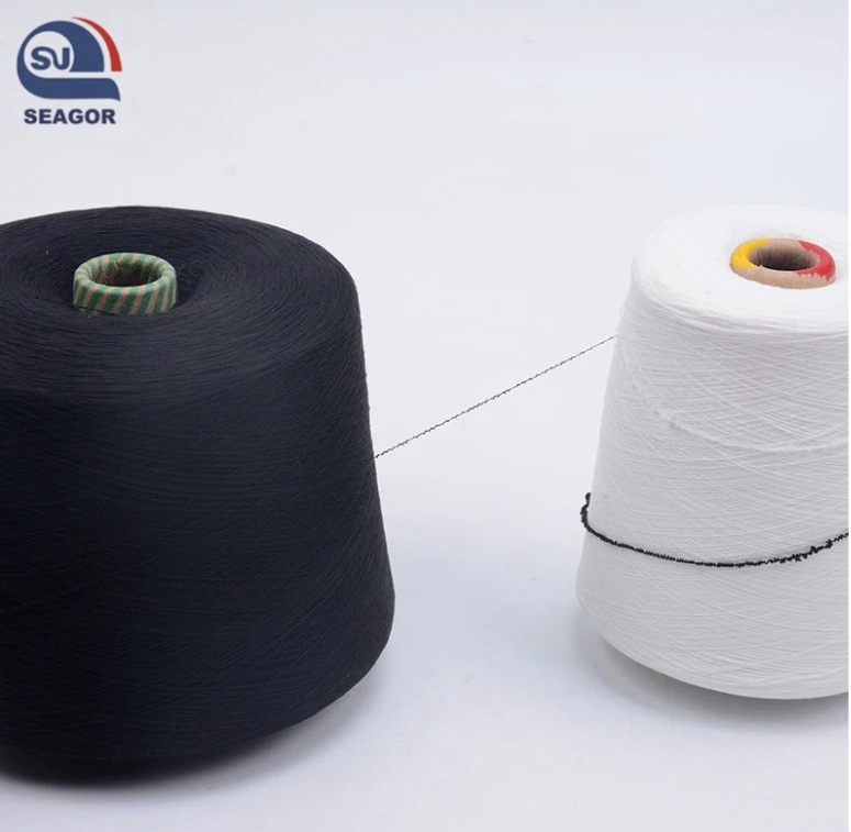  Good Elasticity Elastic Cotton Yarn