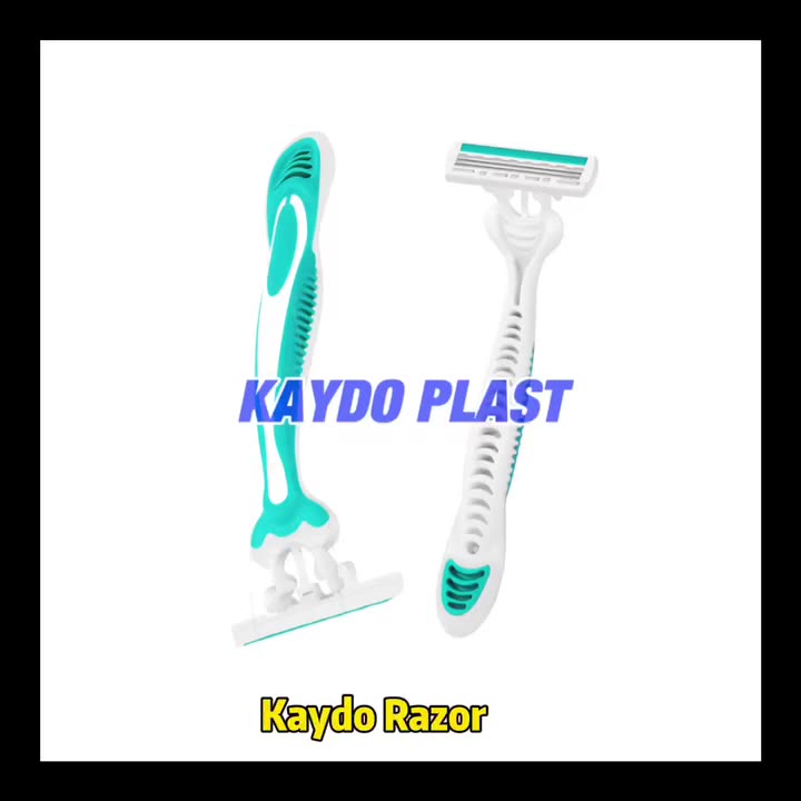 Сифати баландсифат 3 бладҳо Мушовил Shaving Flain Peet Peeles Prade Pelles Free Peath бо дастаки тарроҳии қабл аз дастаи резинӣ