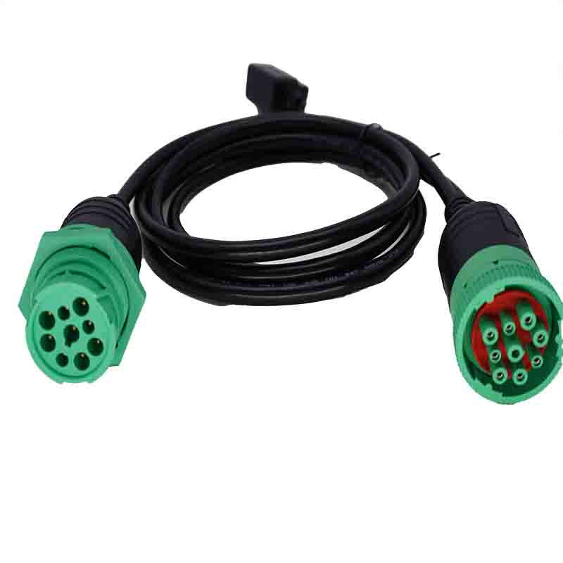 Neue grüne J1939-Stecker- und -Buchsenstifte zu J1939-Buchsensteckerstiften + OBD-Winkelstück