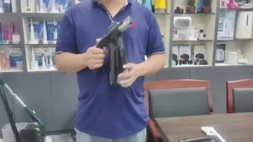 Jinshun Electric Handheld Window Cleaner with Curved Wide Nozzle Head