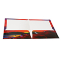 Custom Your Artwork Printing Paper Pocket Folders for School1