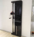 Professional Dinuo Wall-Mounted Cable Crossover Trainer with Half Squat Rack and Acrylic Panel - Hot Sale1