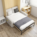 Minimalismo nórdico Murphy Wall Bed com sofá -parede de parede oculta 1