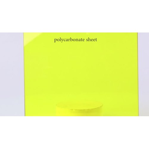 Yellow translucent polycarbonate sheet.mp4