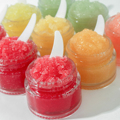 Wholesale Natural Rose Diamond Collagen Peach Exfoliator - 20g Lip Scrub1