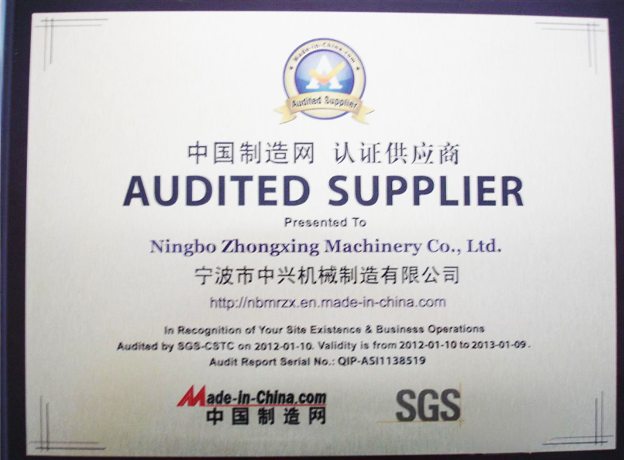 Made-in-China.com Certified Supplier