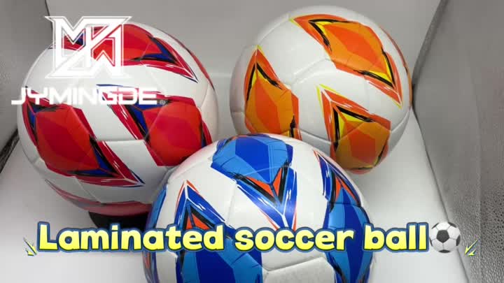 aangepaste kleur gelamineerde voetbal