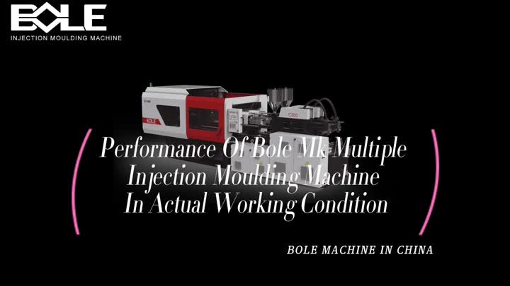 Rendimiento de la máquina de moldeo por inyección múltiple Bole MK en condiciones de trabajo reales