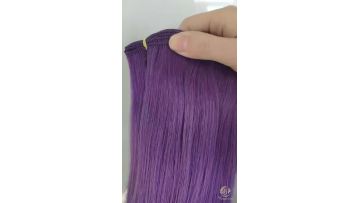 hand tied weft hair
