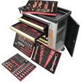 Metal Garage Tool Cabinet with Workshop Hand Tools Outillag Garage1
