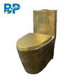 Factory Direct Ceramic Toilet Seats and Bathroom Accessories - Gold Toilet Bowl1