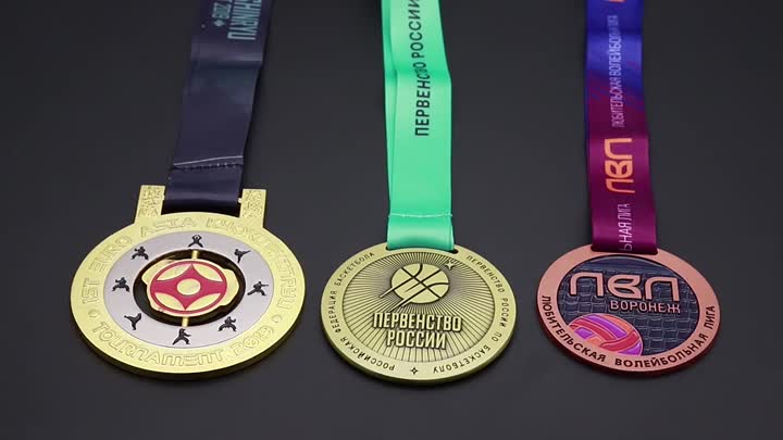 Medallas de carrera personalizadas